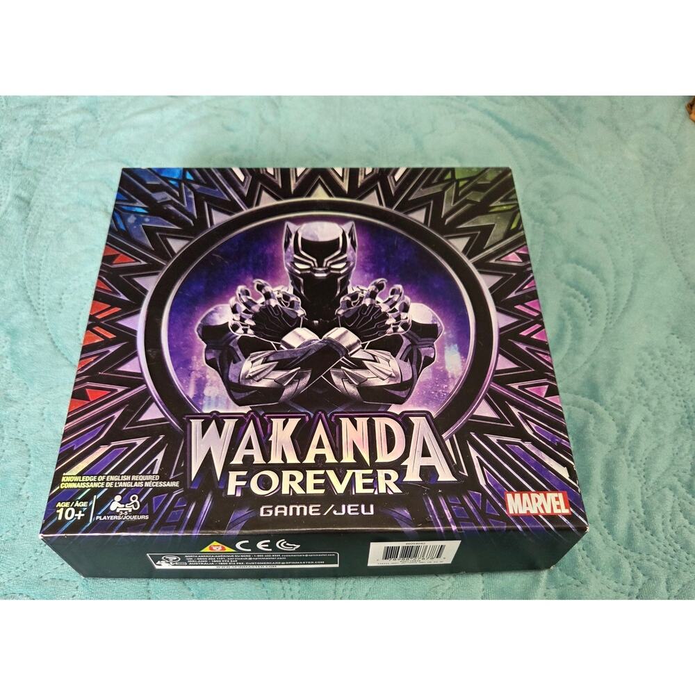 Marvel Wakanda Forever Black Panther Dice Rolling Family Board Game
